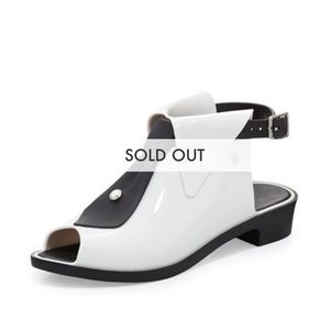 Melissa Karl lagerfeld tie sandal size 7